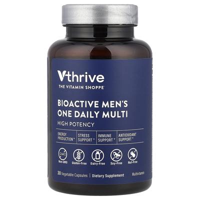 Bioactive Men's One Daily Multi, 30 Capsule Vegetale