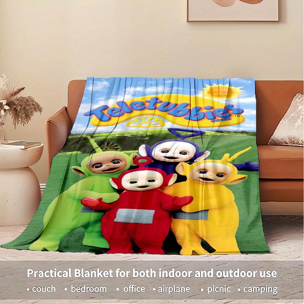 

1pc Teletubbies,Friendship,OutdoorPrint Blanket Suitable for All Seasons, Perfect for Home, Travel, or Camping 299 150cm x 200cm