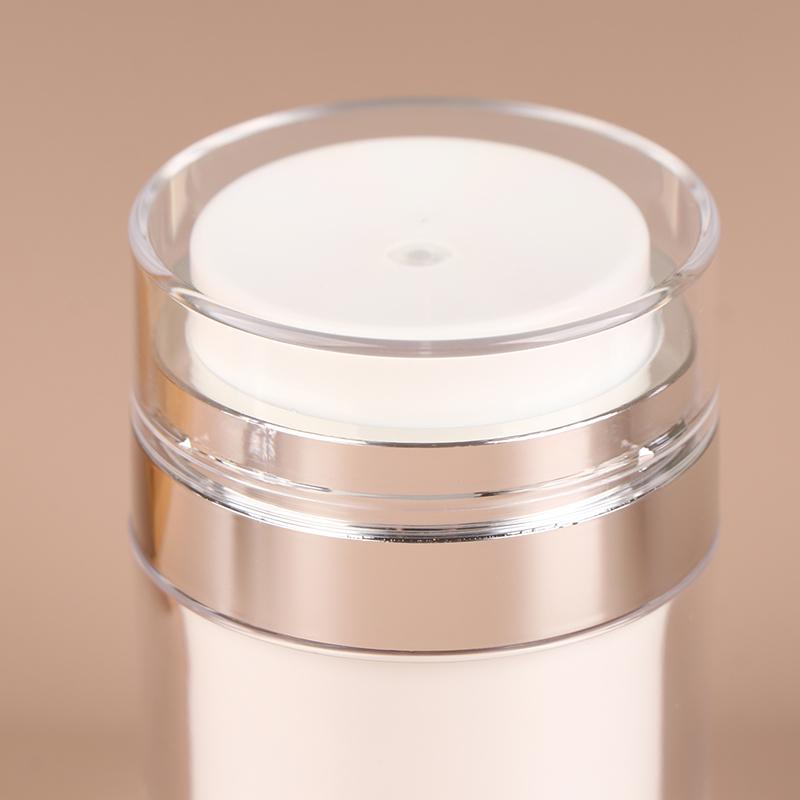 Airless Empty Pump Jar Refillable Creams Gels Lotions Dispenser Travel Leak Proof Cosmetic Container Moisturizer Vacuum Bottle