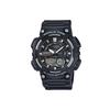 Youth Series Round Dual Display Black Warrior Ten Year Battery Sports Quartz Movement Resin Strap Men Watches AEQ-110W-1A