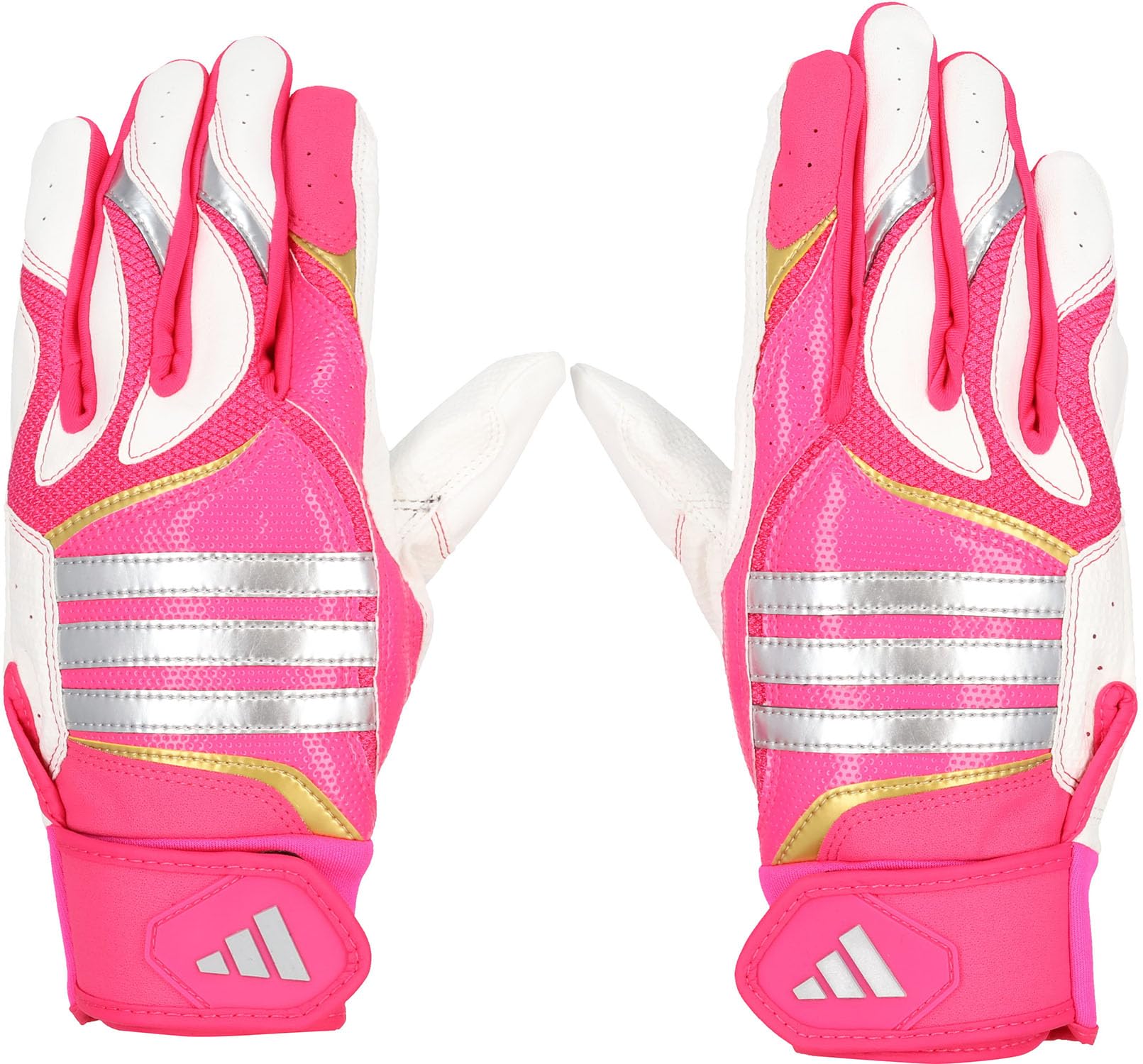 adidas BASIC Batting Size S Glove, Pink/White, (LBG405)