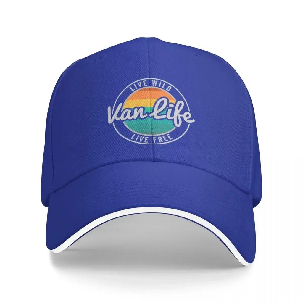 Van Life Baseball Cap Uv Protection Solar Hat Wild Ball Hat fashionable Womens Beach Mens