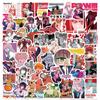 Trendy Chainsaw Man Stickers – 50PCS Cartoon Decals for Laptop, Suitcase, Water Bottle, Skateboard and More!