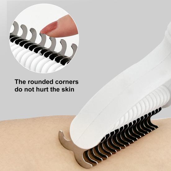 Deshedding Dog Brush for Long Haired Dogs Cats Undercoat Shedding Rake for Dematting Detangling Matted Fur And Knots Pet Grooming Supplies