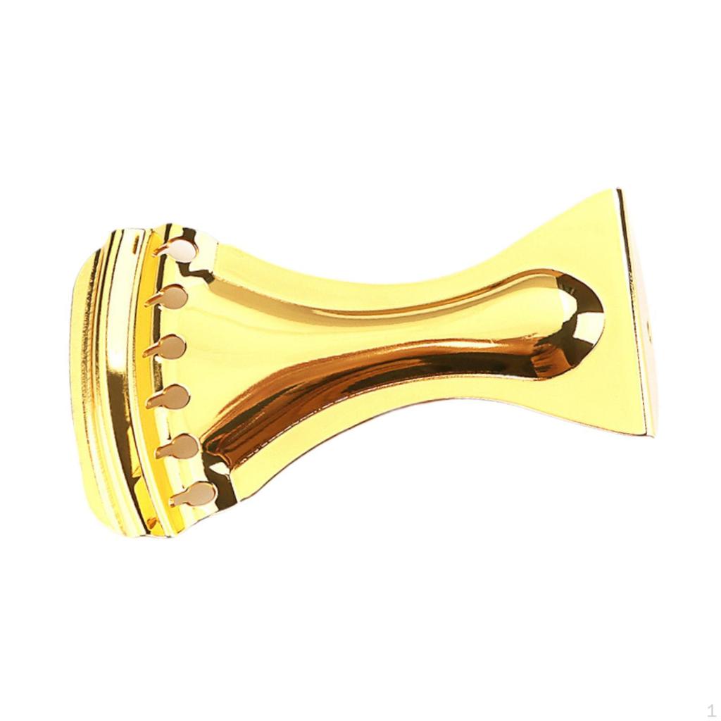 Guitar Tailpiece Bridge Replace Easy To Use with Hole Design High Performance Sturdy 6 Strings Spare