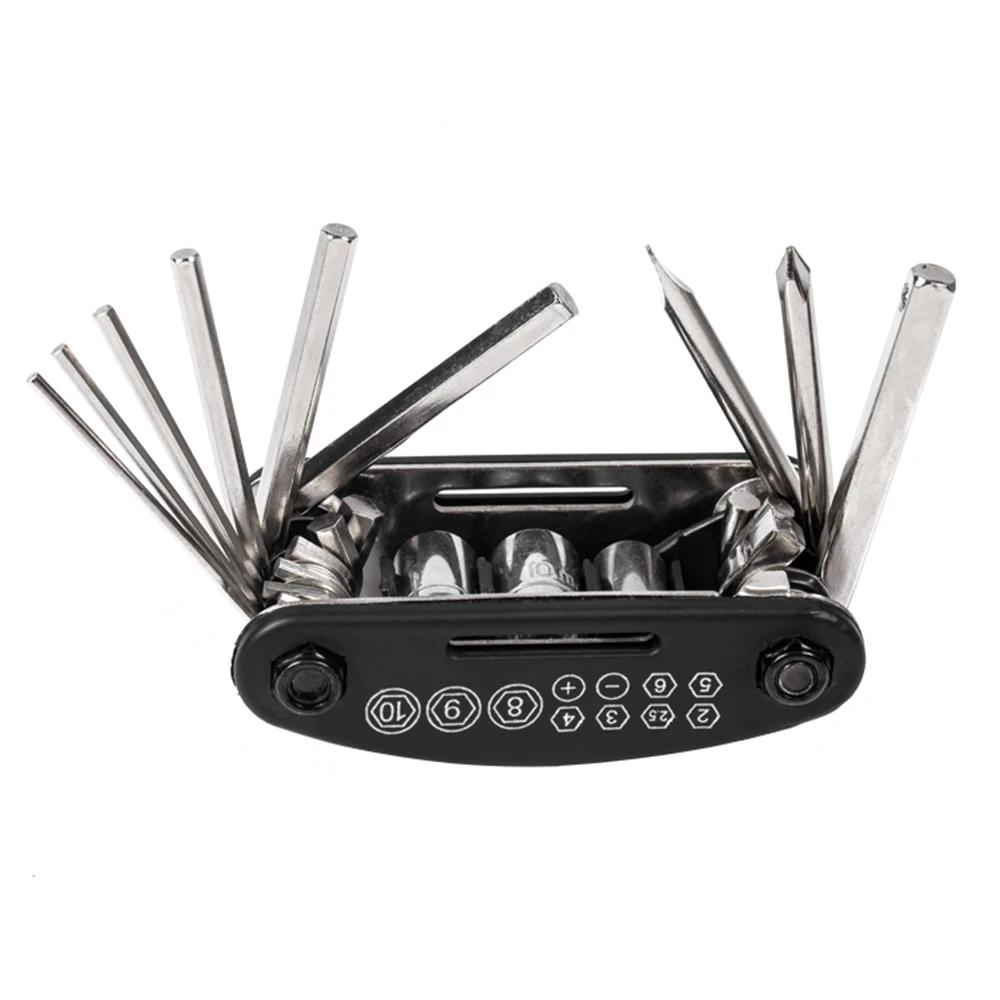 Multifunction Bicycle Repair Tools Kits Saddle Bag Cycling Seat Pack MTB Bike Accessories Tool Inner Tire Patches Tire Lever Set