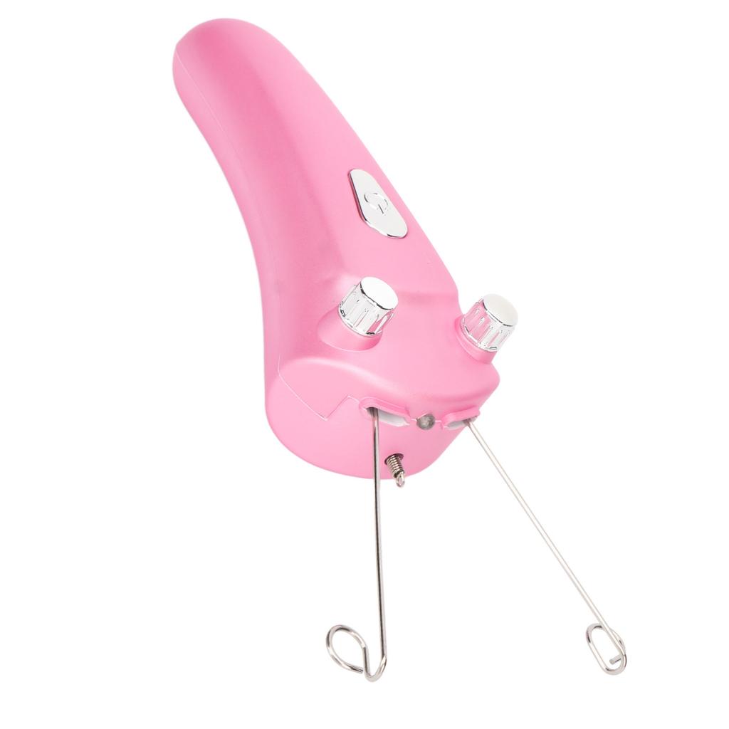 Electric Facial Threading Hair Removal Epilator LED USB Rechargeable Cordless Automatic Cotton Thread Epilator Pink
