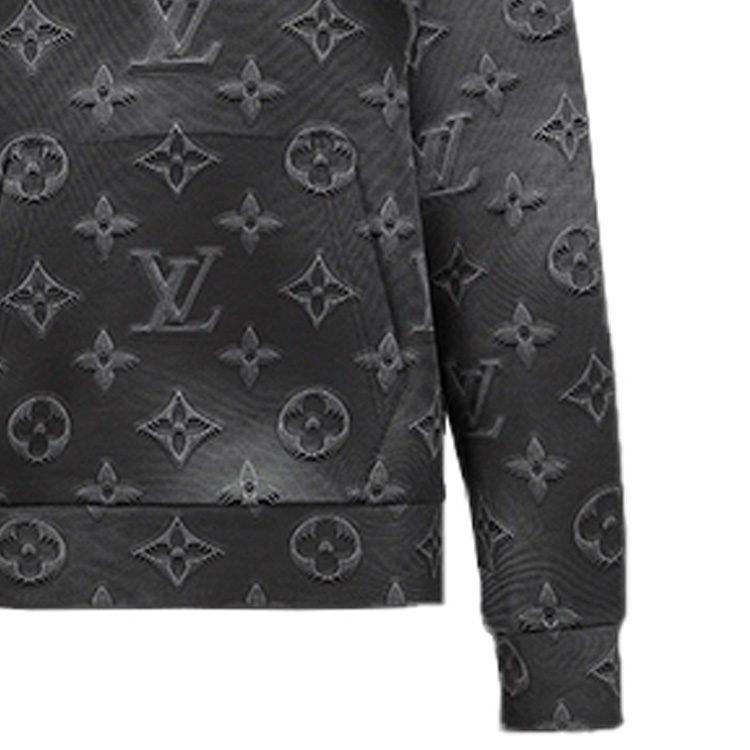 Louis Vuitton 2010s Monogram long-sleeve hoodie 1A8HDT