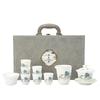 Changbaosen Mutton Fat Jade White Porcelain Tea Set