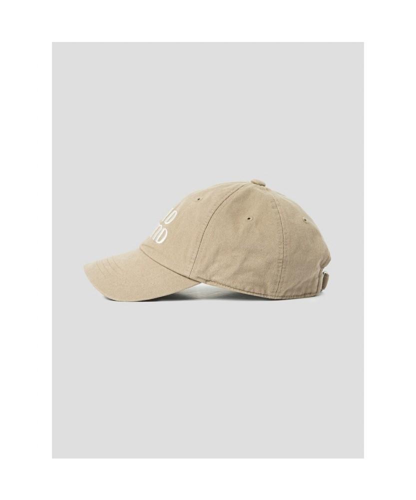 Saendeusaundeu (Unisex) Original Big Logo Cap Sand Beige
