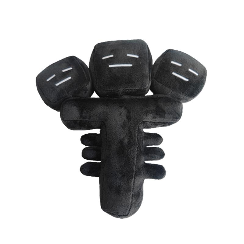 

Game Black Threeheaded Monster Plush Stuffed Toy Children Gift Decoration Home