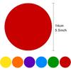 ELECLAND 36 Pcs Classroom Floor Stickers Round Floor Spots Self Adhesive Dry Erase Circles Vinyl Classroom Line Up Dots Classroom Dots for Floor