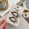 2pcs/lot Plaid Bow Triangular BB Clip Handmade Fabric Girl Hairpin Hair Clip Children's Hairpin Bangs Side Clip Hair Accessories