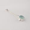 Aqua Chalcedony Gemstone 925 Sterling Silver Jewelry Handmade Elegant Pendant 1.79" For Anniversary Gift PP-69-17