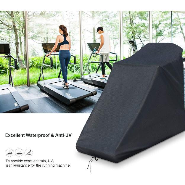 Treadmill Cover Waterproof Outdoor, Dust-Proof Running Machine Cover, Protective Cover for Home Fitness Equipment Treadmill Indoor & Outdoor