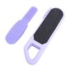 3 in 1 Foot File Toe Cleaner Foot Scrubber Heel Scraper Callus Remover for Wet Dry Dead Skin Removal Exfoliating