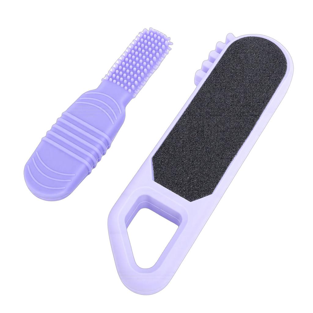 3 in 1 Foot File Toe Cleaner Foot Scrubber Heel Scraper Callus Remover for Wet Dry Dead Skin Removal Exfoliating