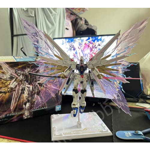 HG Wings of Light & Base Set for Mighty Strike Freedom Gundam, Modified Parts, Wings of the Sky, Mobile Suit Gundam SEED Freedom Destiny 1/144, AKO Ho