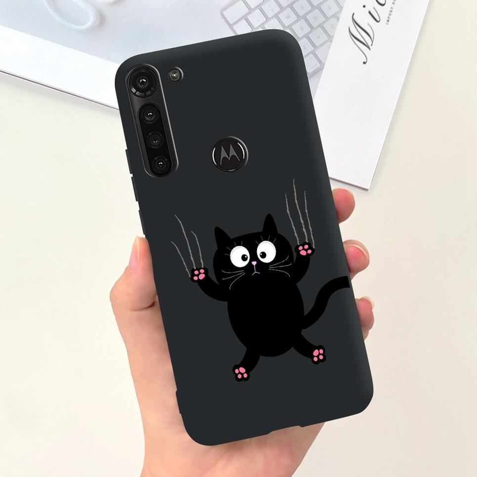 Für Motorola Moto G8 Power / G9 Power / G9 Play Rückabdeckung Coole Cartoon Mode Handyhülle Weiches Silikon Hülle MOTOG8 Power Etui