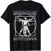 Da Vinci Vitruvian Man Bass Guitar Player - Bass Guitarist T-Shirt