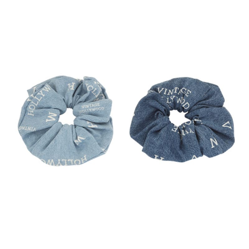 VINTAGE HOLLYWOOD Vintage Logo Denim Scrunch_VH2335AC001M