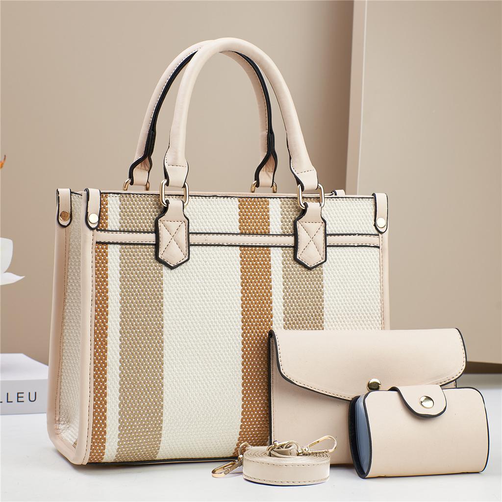 2026 Women's Versatile Spring Big Bag New Shoulder Crossbody Bag Handheld Women's Three-piece Set