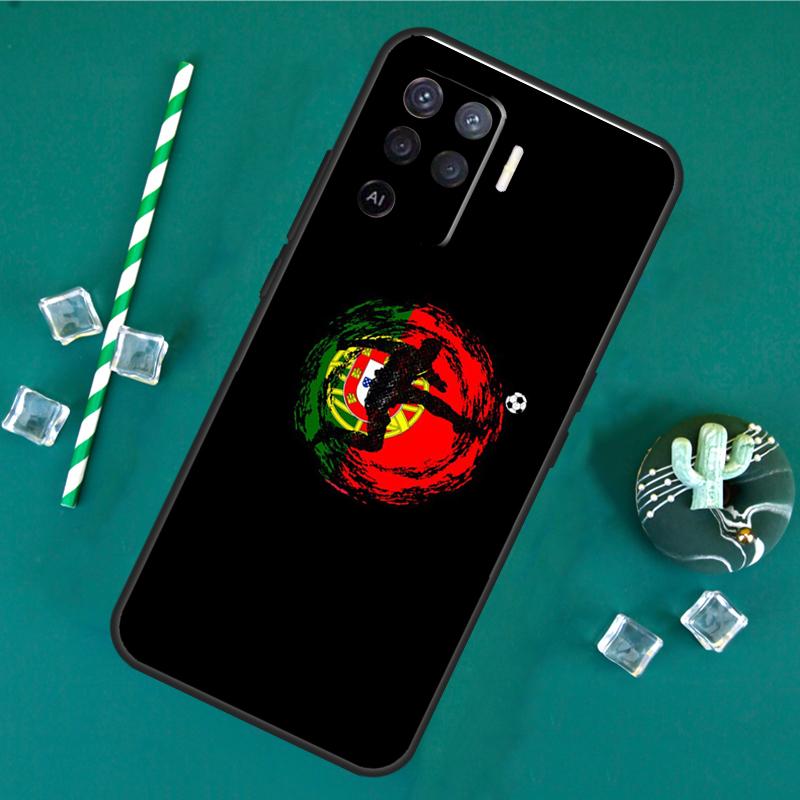 

Portugal Flag Case For Oppo A60 A40 A80 A16 A76 A96 A18 A38 A58 A78 A98 A91 A15 A17 A74 A94 A54 A57S Cover OPPO A60 5G