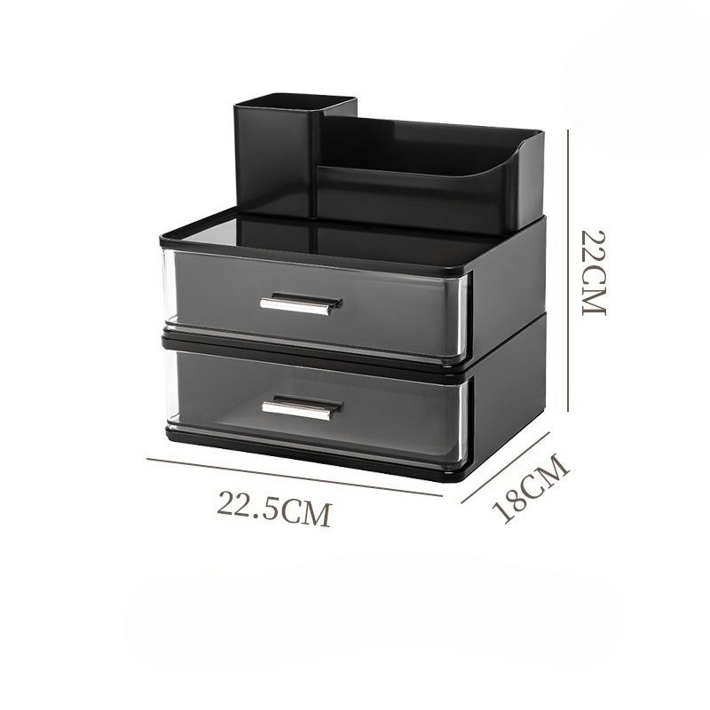 Multi-layer Transparent Drawer Cosmetics Organizer Makeup Storage Box Large Capacity Table Lipstick Makeup Brush Perfume Racks