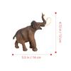 Lurrose Prehistoric Mammoth Model Figure, 5.5 Inch, PVC Simulation Animal Toy for Education and Home Decor