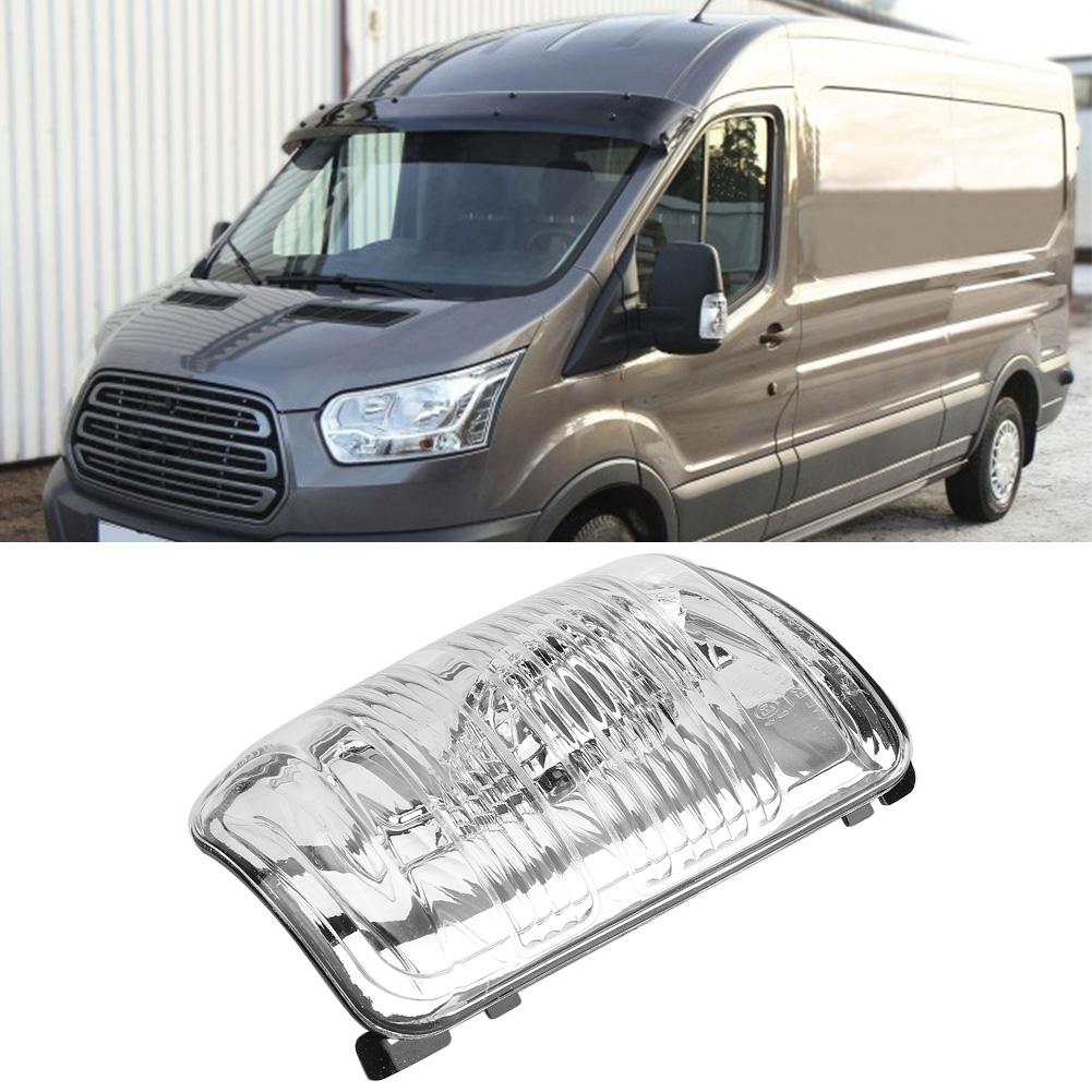 Backup Mirror Light Lens Exterior Rearview Door Wing Mirror Indicator Lens Clear Fits for  Transit MK8 2014+ Indicator Lens