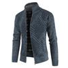 Winter Men's Casual Fashion Cardigan Sweater Jacket Long Sleeve Knitted Sweater Top Outwear Coat