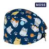 Unisex All-Cotton Printed Surgical Cap for Medical and Food Services