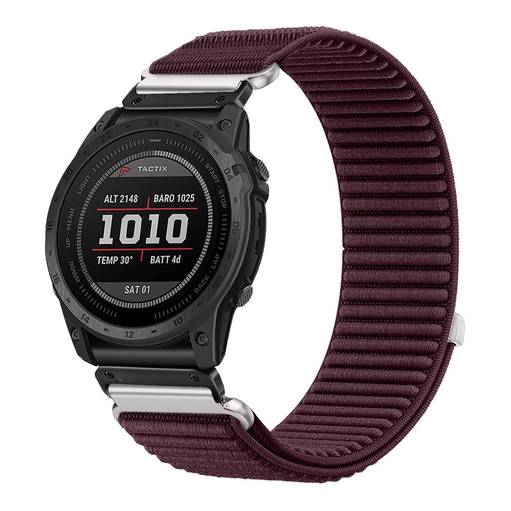22mm 26mm Nylon Quick Release Loop Strap for Garmin Fenix 8 7X 7XPro Fenix 6X 6 5X 5Plus Tactix7 Forerunner965 955 Enduro 3 Band