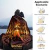 1pc Harry Potter,Sorcerer's Stone,Voldemort Outdoor Flannel Throw Blanket All Season Soft Warmth,Home Decor 1031205