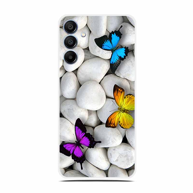Blumen Klare Hülle Für Samsung A36 A26 A16 Weiche Silikon Handyhülle für Samsung Galaxy A 36 26 16 5G Transparent Luxus Para
