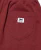 LEE Felt Twitch Logo Sweatpants Red