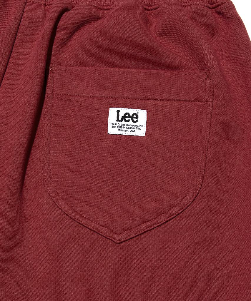 LEE Felt Twitch Logo Sweatpants Red