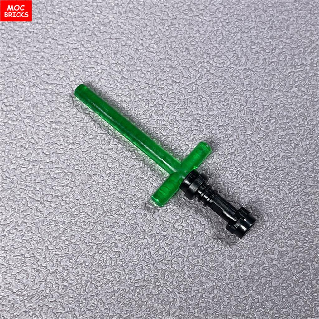 Mattoncini MOC Action Figure 4cm Elsa di Spada Barra 4L 2L Lama Spada Laser Incrociata 21699 64567 Blocchi da Costruzione Assemblati Giocattolo per Bambini