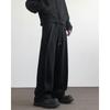 Light gray sweatpants men's spring and autumn loose straight youth casual trousers trendy wide-leg scimitar sweatpants