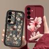 Daisies Flowers Print Case For Samsung A57 A37 A27 A17 S26 Ultra S25 FE A56 A36 A26 A16 A55 A35 A25 A15 A54 5G S21 S22 S23 S24 Plus Shockproof Cover