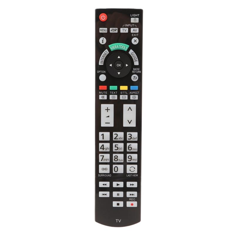 

Lightweight Remote Controller Replacement for PanasonicTX-L42ETW50 TX-P50VT50B N2QAYB000715 Universal Remote 1