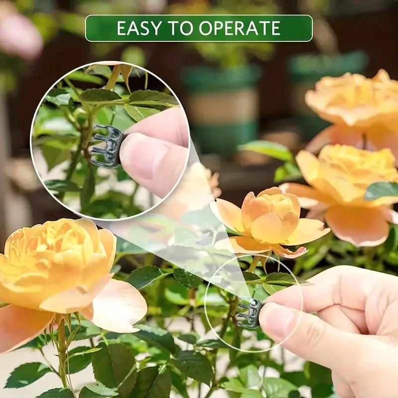 50pcs Plant Clips, Durable Support Clips for Orchids, Vines And Flowers