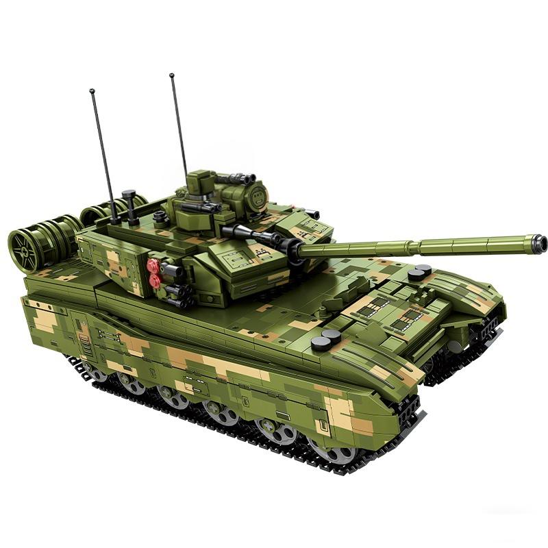2699 PCS WW2 Military Panzer Panther Medium Tank Building Blocks 99A Tank 2 Battle Tank Brick Model Boy Gift Children's Toy