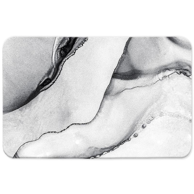 

Marble Diatom Mud Mat Bathroom Quick Drying Moisture-wicking Mat Entry Door Toilet Slip-resistant Durable Durable 40*60cm