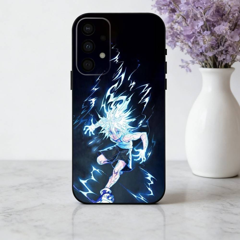 K-Killua Z-Zoldyck H-Hunter X Hunter Phone Case For Samsung Galaxy A73,A72,A71,A70,A53,A52,A51,Soft Silicone Black Cover