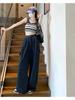 Jeans Blu Larghi Harajuku da Donna per l'Estate Streetwear Hip Hop Oversize Casual Gamba Larga Vintage Pantaloni in Denim Y2k Pantaloni Larghi