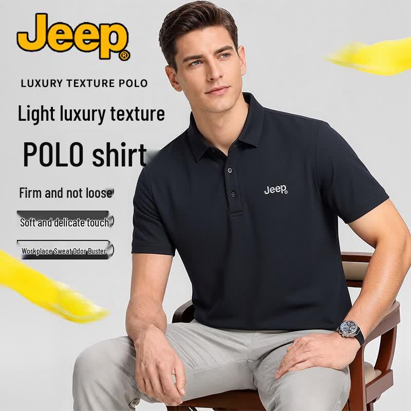 JEEP Men s Summer Comfort Stretch Polo Shirt 2XL