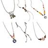 Exquisite Traditional Chinese Style Necklace Ethnic Style Pendant Neck Chain Antique Corded Butterfly Flower Charm Chain