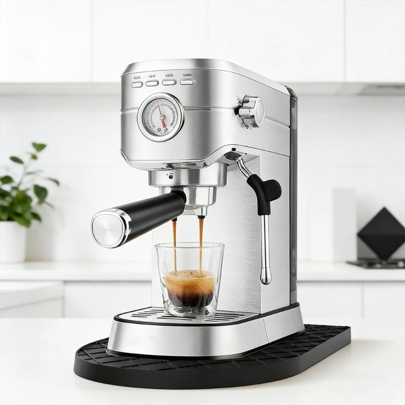 Silicone Coffee Mat Easy Cleaning Suitable for Countertop Espresso Coffee Machine Tool Organizer Countertop Protector