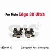 New USB Charging Board Port Dock Flex Cable Connector Microphone For Moto Edge 20 Lite S 30 40 50 Neo Fusion Ultra Pro Plus 2021